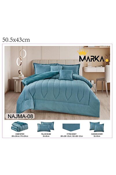 Moon Winter bedspread, single and a half size, 4 plain pieces