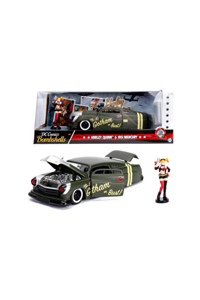Jada Toys DC COMICS BOMBSHELLS 1951 MERCURY HARLEY QUINN SCARA 1 LA 24