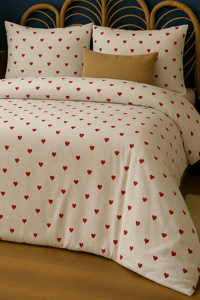 Generic Brand Cotton Double Patterned Duvet Cover Set