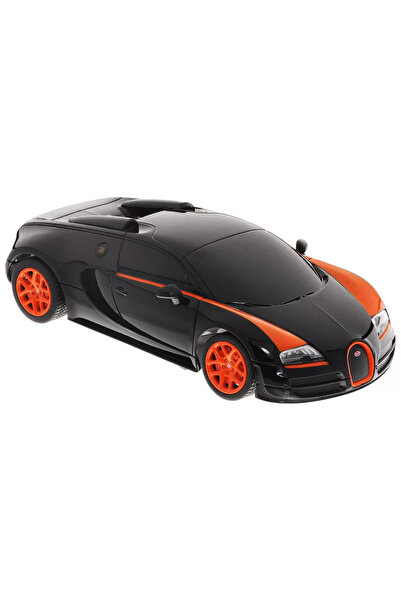 Rastar Bugatti Grand Sport Vitesse Remote Control Car, Black, 1:24 Scale