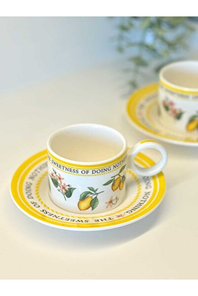 BUCOLIC Set of 2 Lemon Bliss Cups