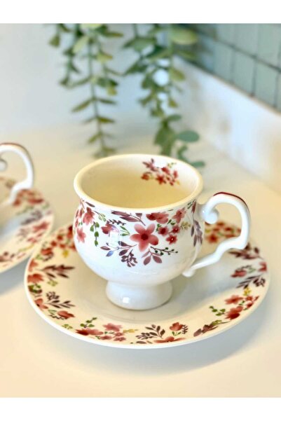 BUCOLIC Set of 2 Vintage Blossom Cups