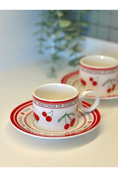 BUCOLIC Set of 2 Cherry Bliss Cups