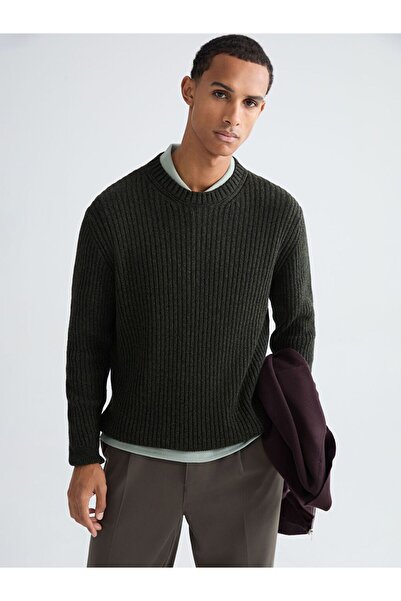 LC Waikiki Ανδρικό πλεκτό πουλόβερ LCW Vision Crew Neck