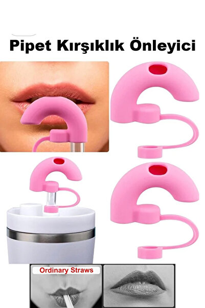 Kelira Quencher Uyumlu Anti-Kırışık Silikon Pipet Kapağı – Dudak Kırışık Önle...