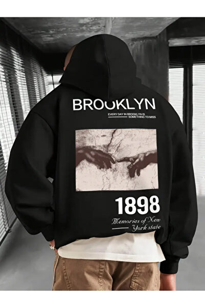 ibibik moda ملابس علوية مريحة يومية للجنسين مطبوع بتصميم بروكلين