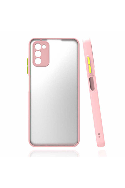 zore غطاء حماية لهاتف جالاكسي A03S من نوع ATA Hux - وردي