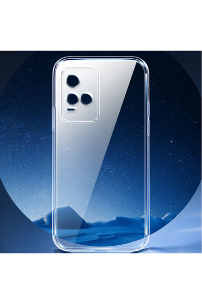 zore Vivo Y33S Case Ata Super Silicone Cover - Colorless