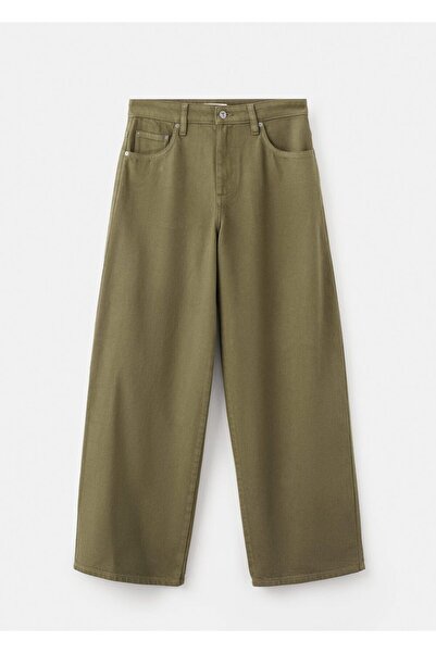 MANGO Woman Düşük bel balon jean pantolon