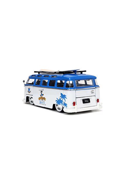 Jada Toys Jada Metal Volkswagen T1 Bus 1:24 Scale with Mickey Mouse Figurine