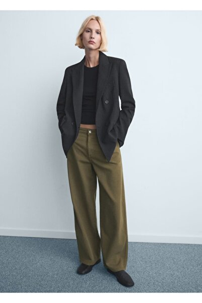 MANGO Woman Düşük bel balon jean pantolon