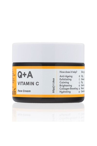 Q+A Vitamin C Radiance Face Cream - Face Cream with Vitamin C by