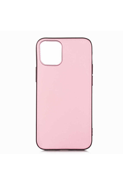 zore حافظة سيليكون متوافقة مع هاتف iPhone 12 Mini من ATA Premier - ذهبي وردي