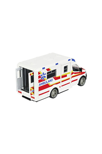 Majorette METAL AMBULANCE MERCEDES BENZ SPRINTER SCALE 1 TO 43