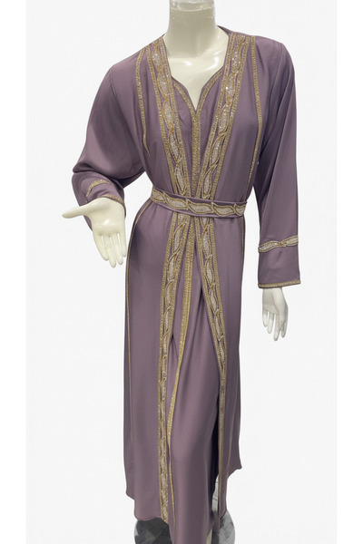 Haifa Fashion Two-piece jalabiya, TikTok style, cost 3 beads