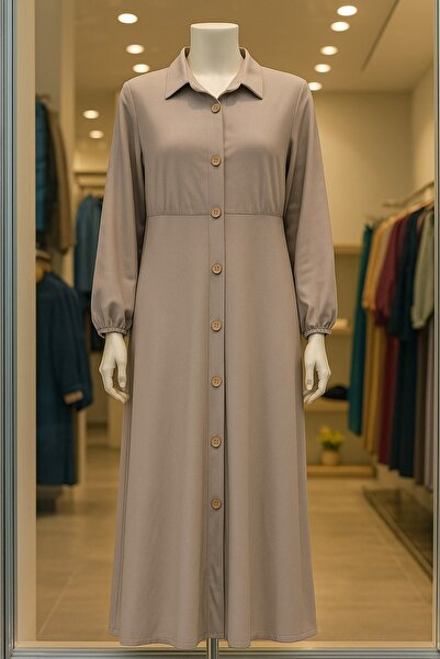OUTLETSTORE TESETTÜR ELBİSE - GÖMLEK YAKA