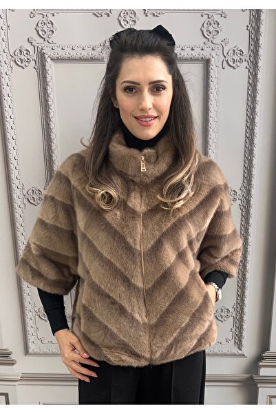styleFlex Jacheta din blana artificiala cu captuseala, calitate premium