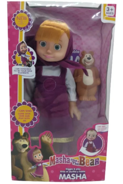 OEM Masha and the Bear doll set with music 32 cm (3 years+)
