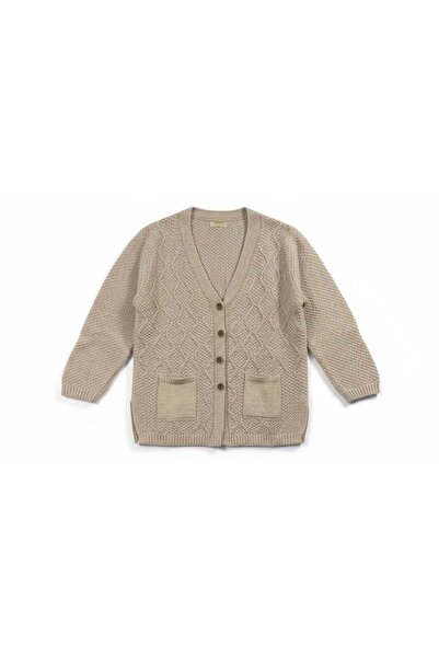 EREN STYLE Mimoza Knitted Sweater V-Neck Cardigan with Pockets