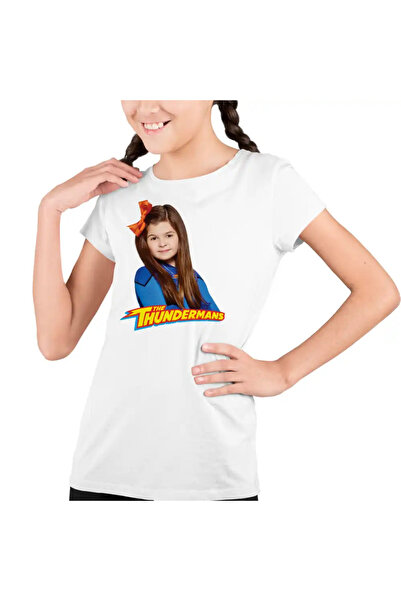OEM Детска тениска с емотикон „Нора Тъндърмен“ за момичета