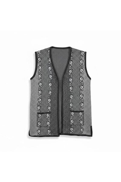 EREN STYLE Knitted Mimosa Authentic Patterned Vest