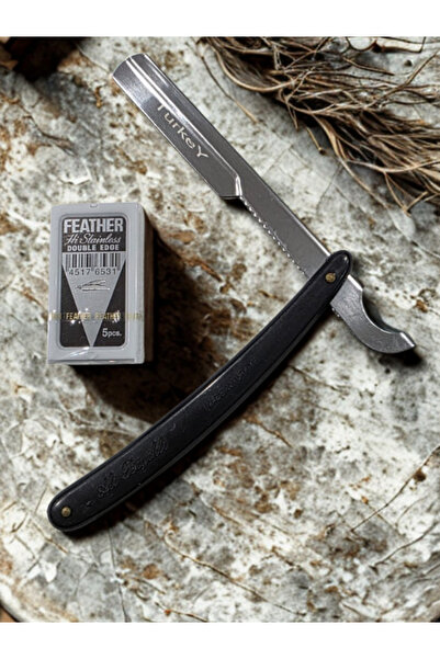 ROZIA ماكينة حلاقة شعر احترافية بشفرة قابلة للتبديل + شفرات احتياطية (5 قطع)