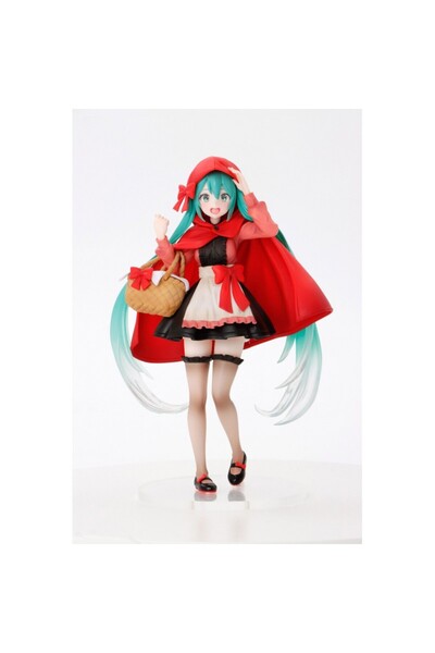 Taito Hatsune Miku Țara Minunilor Statuie PVC Scufița Roșie 18 cm