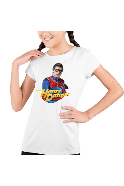OEM Tricou Copii Fete Henry Danger Actiune