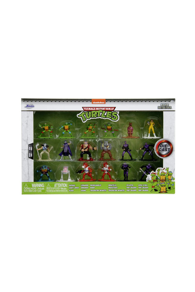 Jada Toys JADA Metal Nanofigures Teenage Mutant Ninja Turtles 18-Figure Set 4 cm