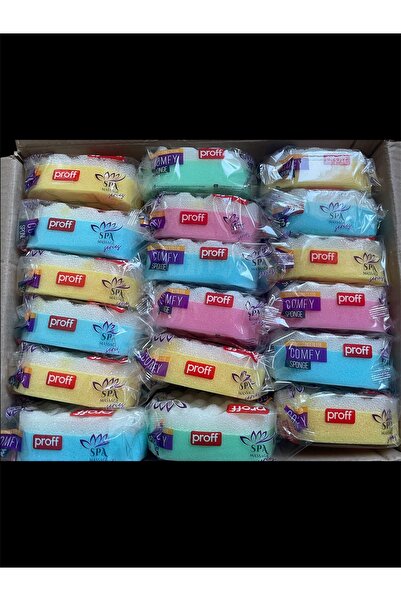 DerinAA STORE اسفنجة استحمام *24 قطعة