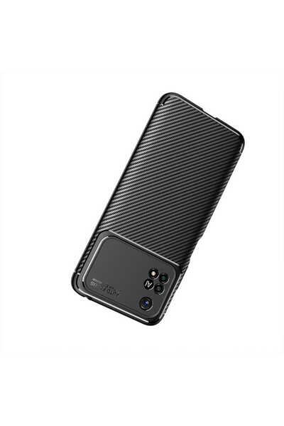 zore Poco M4 Pro 4g Case Ata Silicone Cover - Black