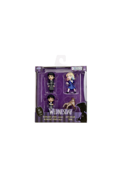 Jada Toys Jada Wednesday Set 4 Metallic Figures 6.5cm