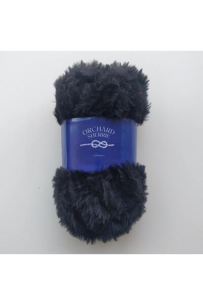 ORCHARD Sherrie Tavşan Tüyü Dokulu Kürk Görünümlü Örgü İpliği 04