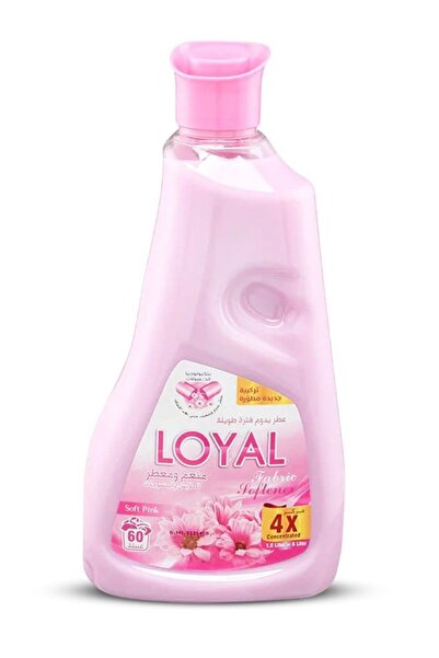 Loyal منعم ومعطر أقمشة مركز، لون وردي ناعم، 30 غسلة، 750 مل