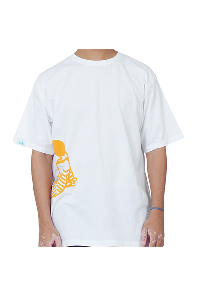 WRL White T-shirt - Ash Mach