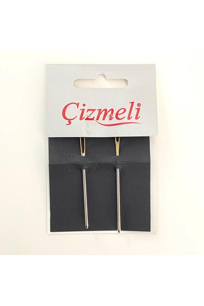 yumakça Çizmeli Altın Başlı Kalın 2' li Yün İğnesi