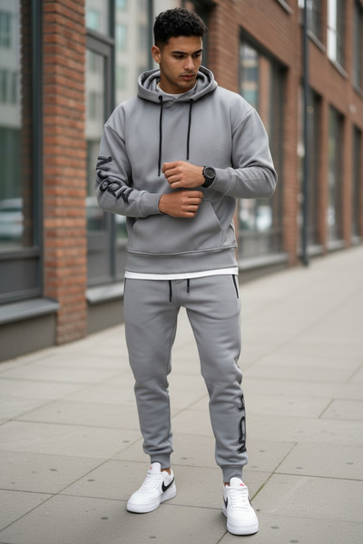 dehaine Men's tracksuit, sweatshirt + pants, Padded, RM57