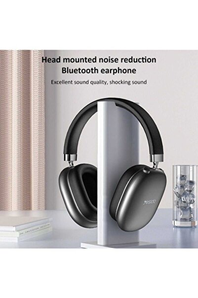Yesido EP05 Wireless Bluetooth Headphones with Noise Reduction and Built-in Microphone - Black