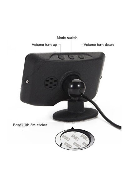 Aftermarket Front and rear parking sensors with timer, 8 sensors and LCD display KC-6000J