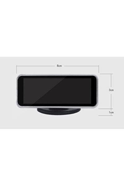 Aftermarket Front and Rear Parking Sensors with Timing, 8 Sensors and LCD Display S3068-8