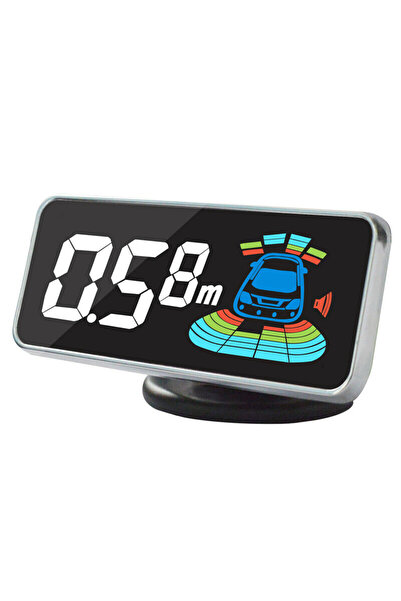 Aftermarket Front and Rear Parking Sensors with Timing, 8 Sensors and LCD Display S3068-8