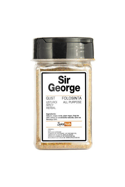 Spicehub Mix Sir George, condiment premium pentru burgeri, fripturi si cartofi prajiti, 80g