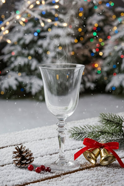 Fhilli Winter Icon - Yılbaşı 4'lü Su Kadehi Seti 270 cc