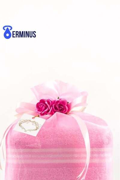 genric Large Rose Towel Set - 2 Pieces