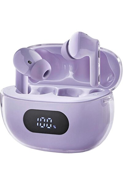 Intenso T313AE BudsPlus Bluetooth 5.4 ANC/ENC -Mor Gerçek Kablosuz Kulaklık Germany