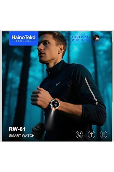 Zen Store Haino Teko RW 61 Round Smartwatch with 3 Pairs of Straps