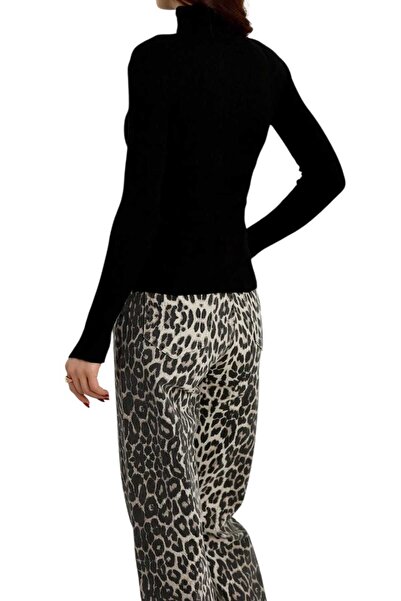 Yaşar özer giyim Half Fisherman Knitwear Finger-Through Sweater