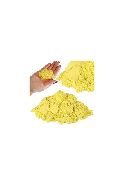 kik Nisip senzorial pentru copii 1 kg la pungă - galben