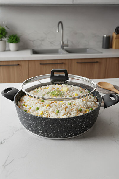 FİTHOME Bio Granit Fireproof Non-Stick Rice Cooker – Healthy, Durable, and Easy-To-Clean Rice Cooker