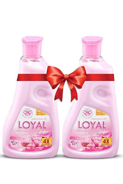 Loyal Fabric Softener & Freshener Concentrated, Soft Pink, 30 Washes 2x750ml